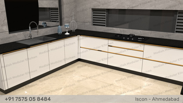 fully customised modular kitchen design in ahmedabad