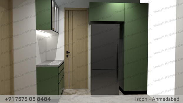 modern high gloss kitchen designs in Navrangpura
