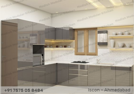laminated modular kitchen in ahmedabad